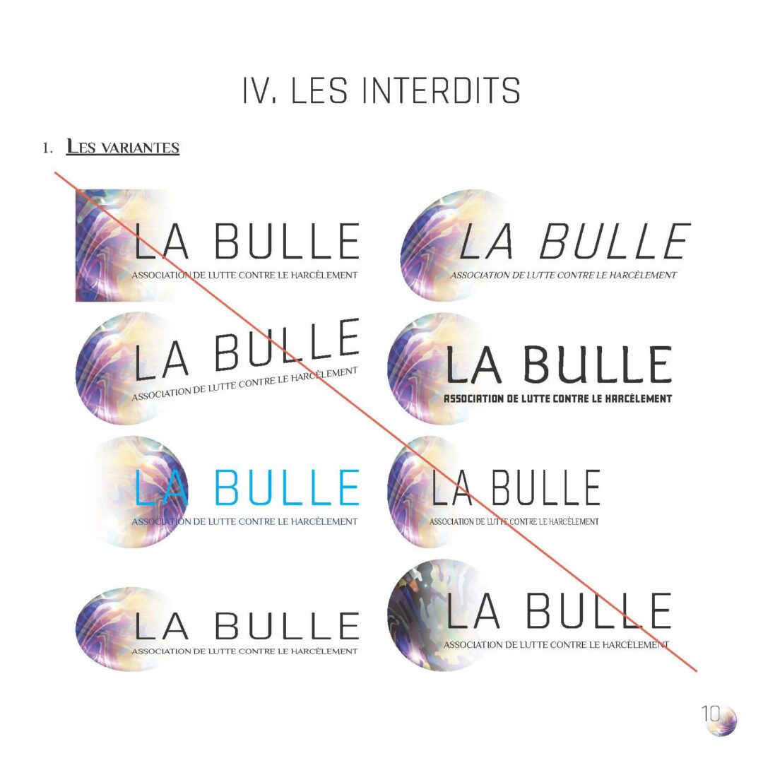 La Bulle - Charte graphique - P10