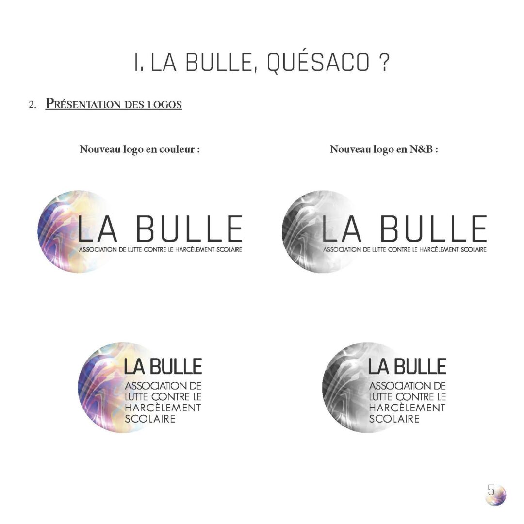 La Bulle - Charte graphique - P5