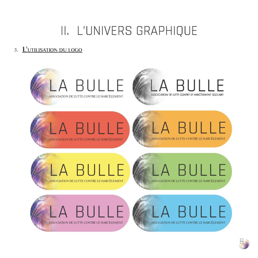 La Bulle - Charte graphique - P8
