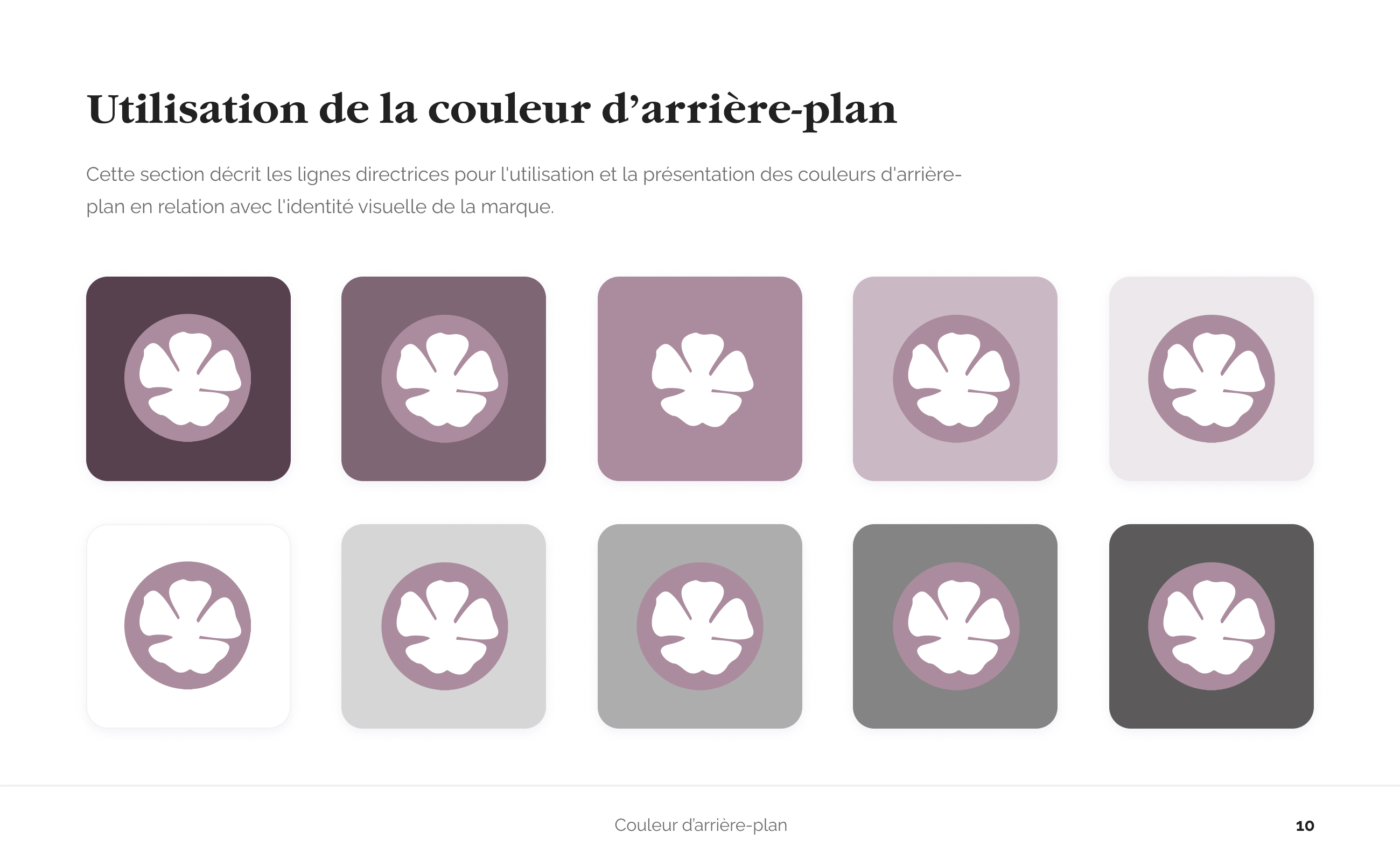 Refonte complète - Charte graphique - page 10