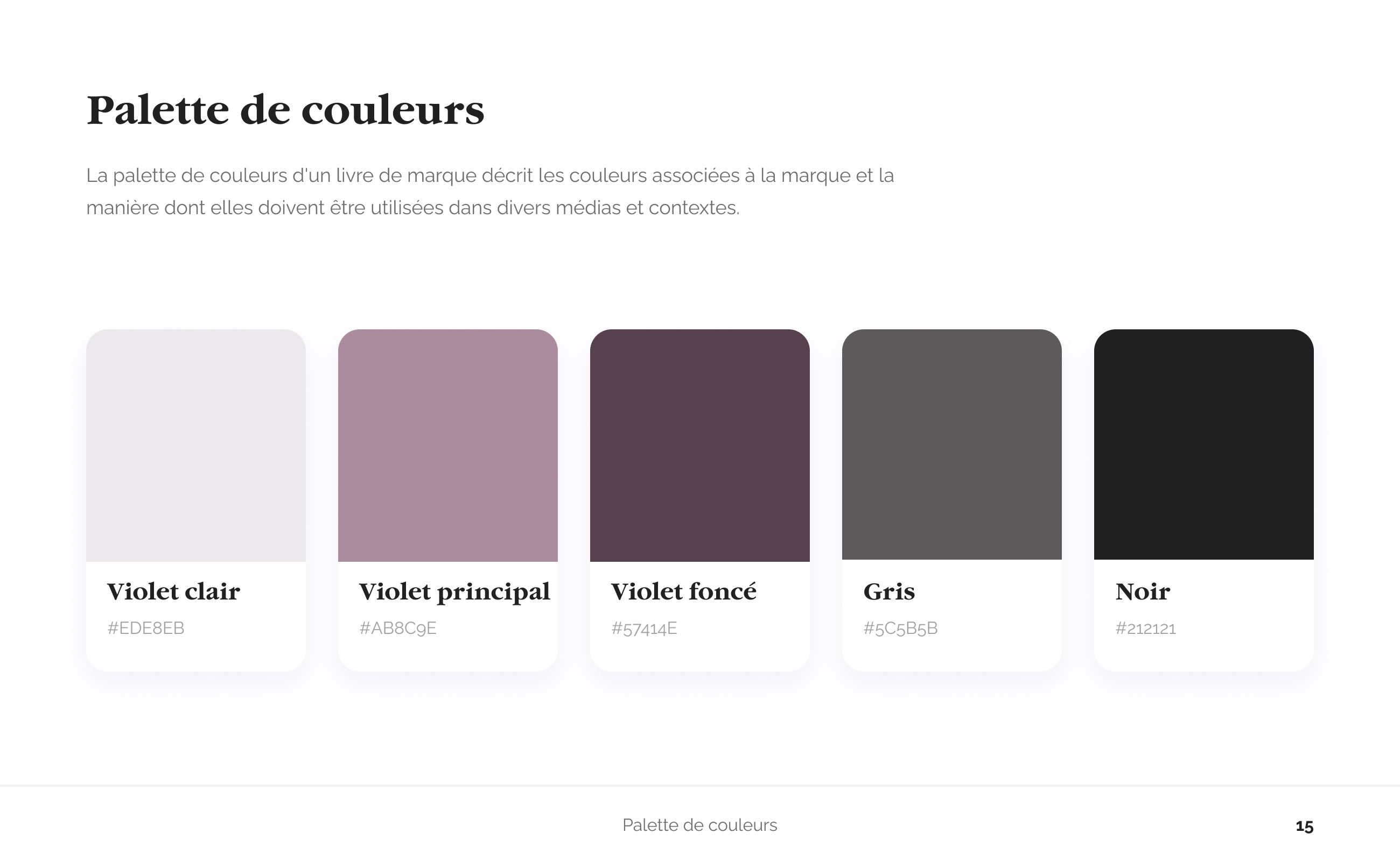 Refonte complète - Charte graphique - page 15