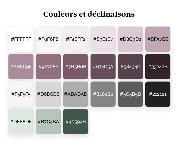 Refonte complète - couleurs du nouveau site